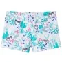 Pantalones cortos infantiles con cordón crudo y verde menta oscuro 92 de , Pantalones de niños - Ref: Foro24-11429, Precio: 9...