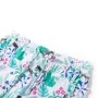 Pantalones cortos infantiles con cordón crudo y verde menta oscuro 92 de , Pantalones de niños - Ref: Foro24-11429, Precio: 9...