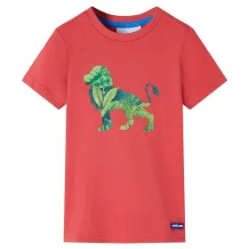 Camiseta infantil color rojo 116 de , Camisetas para niños - Ref: Foro24-12281, Precio: 8,06 €, Descuento: %
