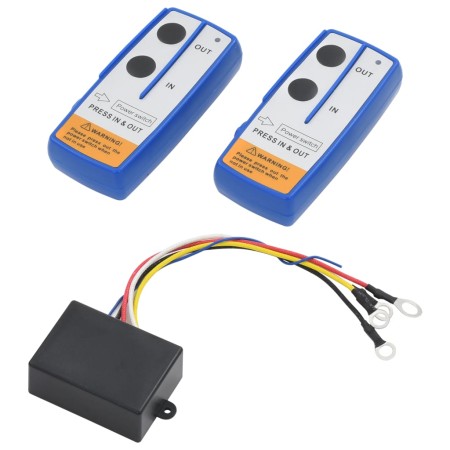 Control remoto inalámbrico para cabrestante 2 uds. con receptor de vidaXL, Cabrestantes - Ref: Foro24-210460, Precio: 33,12 €...