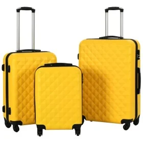 Juego de maletas rígidas con ruedas trolley 3 pzas amarillo ABS de vidaXL, Maletas - Ref: Foro24-91890, Precio: 144,96 €, Des...