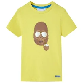 Camiseta de manga corta infantil amarillo 116 de , Camisetas para niños - Ref: Foro24-11616, Precio: 8,12 €, Descuento: %