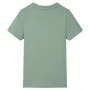Camiseta de manga corta infantil caqui 92 de , Camisetas para niños - Ref: Foro24-11834, Precio: 7,88 €, Descuento: %