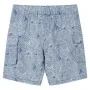 Pantalones cortos infantiles con cordón azul oscuro 116 de , Pantalones de niños - Ref: Foro24-12601, Precio: 10,06 €, Descue...