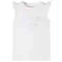 Camiseta infantil con mangas de volantes blanco 140 de , Camisetas para niños - Ref: Foro24-10498, Precio: 8,19 €, Descuento: %