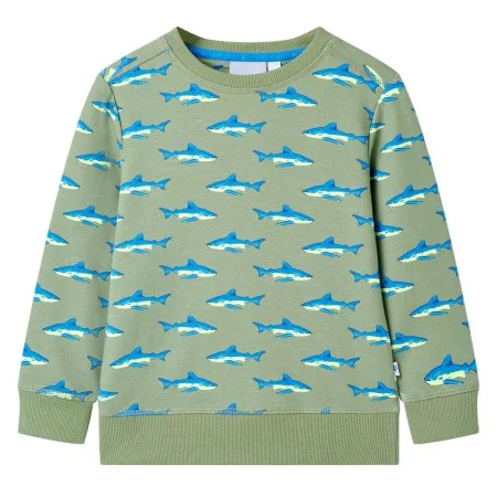 Sudadera infantil caqui claro 128 de , Camisetas para niños - Ref: Foro24-12297, Precio: 11,77 €, Descuento: %