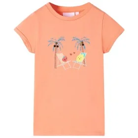 Camiseta infantil color melocotón 116 de , Camisetas para niños - Ref: Foro24-11016, Precio: 8,19 €, Descuento: %