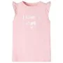 Camiseta infantil de manga volante rosa claro 92 de , Camisetas para niños - Ref: Foro24-10499, Precio: 8,19 €, Descuento: %