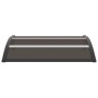 Marquesina de puerta PC negro 120x75 cm de vidaXL, Toldos - Ref: Foro24-144823, Precio: 45,16 €, Descuento: %
