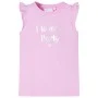 Camiseta infantil de manga volante color lila 140 de , Camisetas para niños - Ref: Foro24-10508, Precio: 8,19 €, Descuento: %