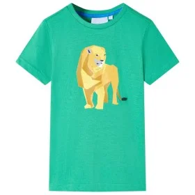 Camiseta infantil verde neón 128 de , Camisetas para niños - Ref: Foro24-11987, Precio: 7,99 €, Descuento: %