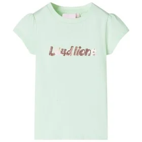 Camiseta infantil de manga casquillo verde suave 92 de , Camisetas para niños - Ref: Foro24-10639, Precio: 8,12 €, Descuento: %