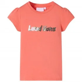 Camiseta infantil de manga casquillo coral 104 de , Camisetas para niños - Ref: Foro24-10645, Precio: 8,12 €, Descuento: %