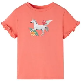Camiseta infantil de manga corta coral 104 de , Camisetas para niños - Ref: Foro24-10685, Precio: 8,24 €, Descuento: %