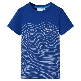 Camiseta infantil azul oscuro 140 de , Camisetas para niños - Ref: Foro24-12313, Precio: 8,12 €, Descuento: %