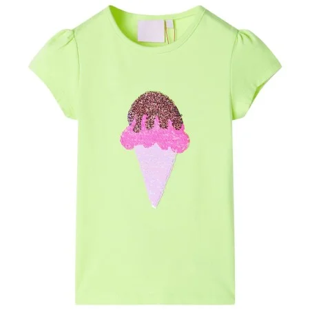 Camiseta infantil amarillo neón 92 de , Camisetas para niños - Ref: Foro24-10709, Precio: 8,45 €, Descuento: %
