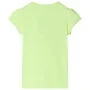 Camiseta infantil amarillo neón 92 de , Camisetas para niños - Ref: Foro24-10709, Precio: 8,45 €, Descuento: %