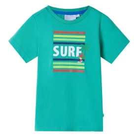 Camiseta infantil verde neón 128 de , Camisetas para niños - Ref: Foro24-11792, Precio: 8,12 €, Descuento: %