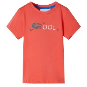 Camiseta infantil de manga corta rojo claro 140 de , Camisetas para niños - Ref: Foro24-12088, Precio: 8,06 €, Descuento: %