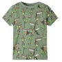 Pijama de manga corta infantil caqui claro 128 de , Pijamas de niños - Ref: Foro24-12512, Precio: 10,64 €, Descuento: %