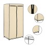 Armarios 2 unidades color crema 75x50x160 cm de vidaXL, Armarios roperos - Ref: Foro24-282443, Precio: 41,19 €, Descuento: %