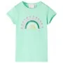 Camiseta infantil verde brillante 128 de , Camisetas para niños - Ref: Foro24-10737, Precio: 8,59 €, Descuento: %