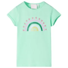 Camiseta infantil verde brillante 104 de , Camisetas para niños - Ref: Foro24-10735, Precio: 8,59 €, Descuento: %