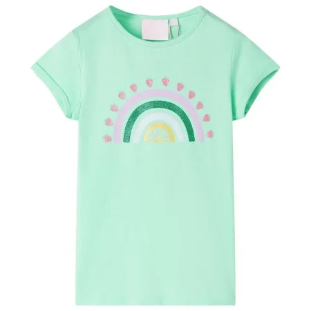 Camiseta infantil verde brillante 104 de , Camisetas para niños - Ref: Foro24-10735, Precio: 8,59 €, Descuento: %