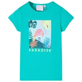 Camiseta infantil verde menta 116 de , Camisetas para niños - Ref: Foro24-11126, Precio: 8,45 €, Descuento: %