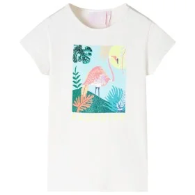Camiseta infantil color crudo 128 de , Camisetas para niños - Ref: Foro24-11132, Precio: 8,45 €, Descuento: %