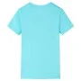 Camiseta infantil aguamarina 128 de , Camisetas para niños - Ref: Foro24-12457, Precio: 8,12 €, Descuento: %
