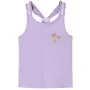 Camiseta de tirantes infantil color lila 128 de , Camisetas para niños - Ref: Foro24-10522, Precio: 7,93 €, Descuento: %