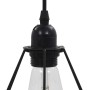 Lámpara de techo con diseño de rombos negra 3 bombillas E27 de vidaXL, Lámparas - Ref: Foro24-281634, Precio: 54,62 €, Descue...