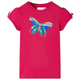 Camiseta infantil rosa chillón 104 de , Camisetas para niños - Ref: Foro24-10995, Precio: 8,39 €, Descuento: %