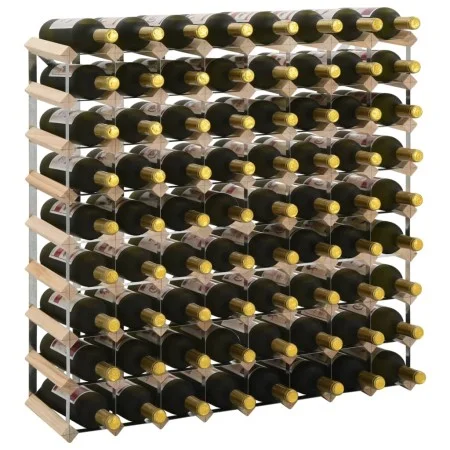 Botellero para 72 botellas de madera maciza de pino de vidaXL, Botelleros - Ref: Foro24-282471, Precio: 127,79 €, Descuento: %