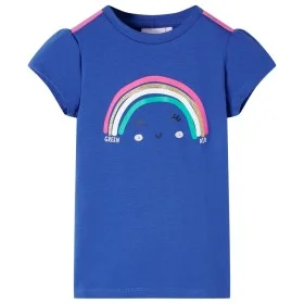 Camiseta infantil azul cobalto 140 de , Camisetas para niños - Ref: Foro24-11113, Precio: 8,19 €, Descuento: %