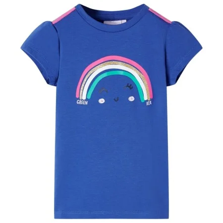 Camiseta infantil azul cobalto 140 de , Camisetas para niños - Ref: Foro24-11113, Precio: 8,19 €, Descuento: %