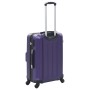 Juego de maletas rígidas de ruedas trolley 3 pzas moradas ABS de vidaXL, Maletas - Ref: Foro24-91877, Precio: 129,72 €, Descu...