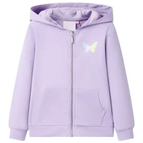 Sudadera infantil con capucha lila 116 de , Camisetas para niños - Ref: Foro24-10846, Precio: 18,69 €, Descuento: %