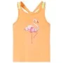 Camiseta de tirantes infantil naranja 128 de , Camisetas para niños - Ref: Foro24-11147, Precio: 8,30 €, Descuento: %