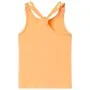 Camiseta de tirantes infantil naranja 128 de , Camisetas para niños - Ref: Foro24-11147, Precio: 8,30 €, Descuento: %