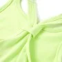 Camiseta de tirantes infantil amarillo neón 140 de , Camisetas para niños - Ref: Foro24-11153, Precio: 8,30 €, Descuento: %