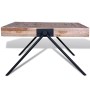 Mesa de centro con patas en forma de V madera de teca reciclada en Mesas de centro | Comprar online en Foru.es