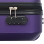 Juego de maletas rígidas de ruedas trolley 3 pzas moradas ABS de vidaXL, Maletas - Ref: Foro24-91877, Precio: 129,72 €, Descu...