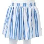 Falda infantil azul cobalto y blanco 128 de , Pantalones de niños - Ref: Foro24-11477, Precio: 11,04 €, Descuento: %