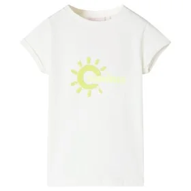 Camiseta infantil color crudo 92 de , Camisetas para niños - Ref: Foro24-11179, Precio: 7,99 €, Descuento: %