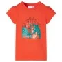Camiseta infantil naranja oscuro 92 de , Camisetas para niños - Ref: Foro24-11359, Precio: 8,59 €, Descuento: %