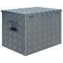 Caja de aluminio 610x430x455 mm plateada de vidaXL, Cajas de herramientas - Ref: Foro24-144847, Precio: 225,41 €, Descuento: %
