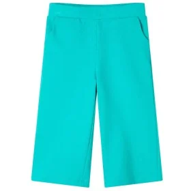 Pantalón infantil con perneras anchas verde menta 104 de , Pantalones de niños - Ref: Foro24-11040, Precio: 10,64 €, Descuent...