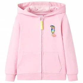 Sudadera infantil con capucha y cremallera rosa 92 de , Camisetas para niños - Ref: Foro24-11564, Precio: 11,97 €, Descuento: %